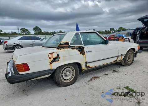 1984 Mercedes-Benz 380 Sl из США, поврежденный, VIN WDBBA45A5EA015186